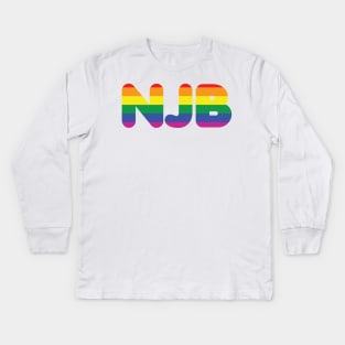 Nice Jewish Boy (NJB) Kids Long Sleeve T-Shirt